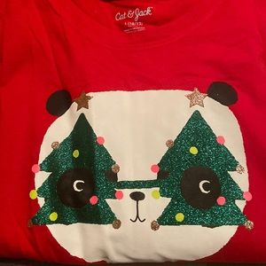 Panda holiday tshirt size 10 never worn